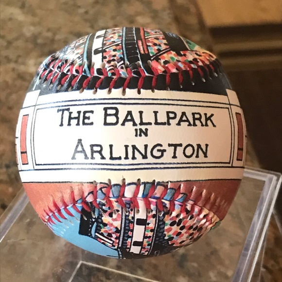 Balle De Baseball Collector Texas Rangers - The Ballpark In Arlington Unforgettaball - Édition Limitée